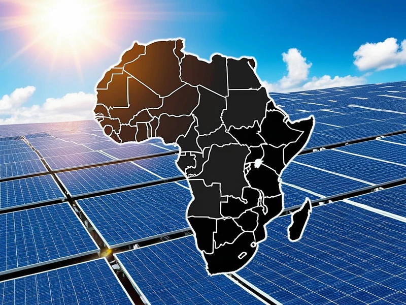 INSTALLATION SOLAIRE PHOTOVOLTAIQUE : AFRIQUE